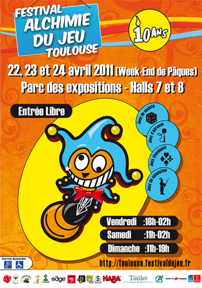 Partenaire du FLIP de Parthenay : le festival des jeux de Toulouse
