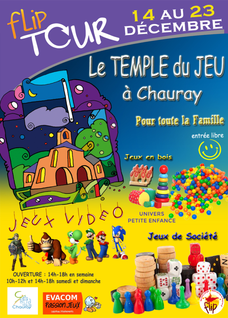 Animation FLIP : Temple du Jeu à Chauray