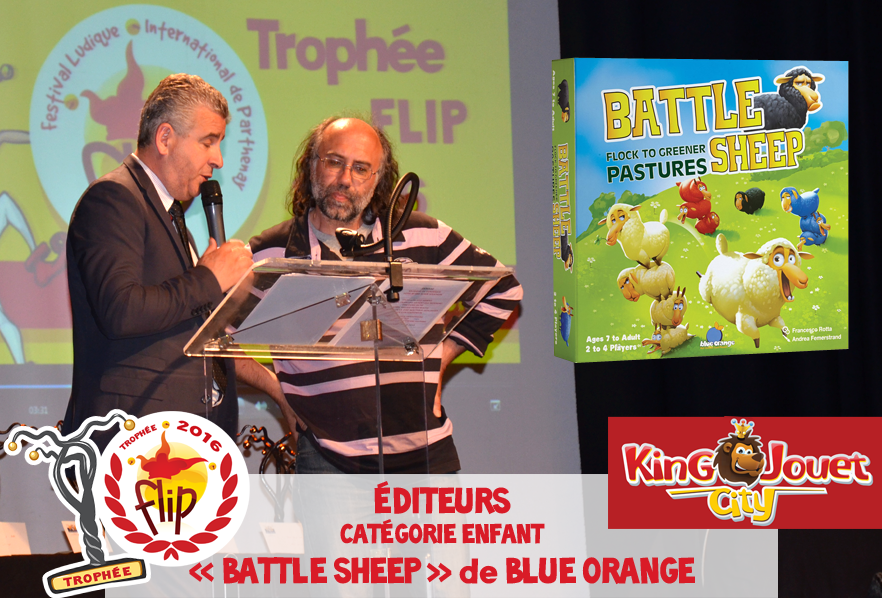 Battle Sheep de Blue Orange, Trophée FLIP Éditeurs 2016