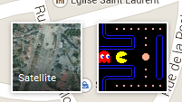 1er avril : Et si on jouait à Pac-Man dans Google Maps