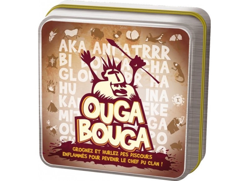 La boite métallique du jeu de société Ouga Bouga, de Bony, en concours Trophée FLIP Créateurs à Parthenay