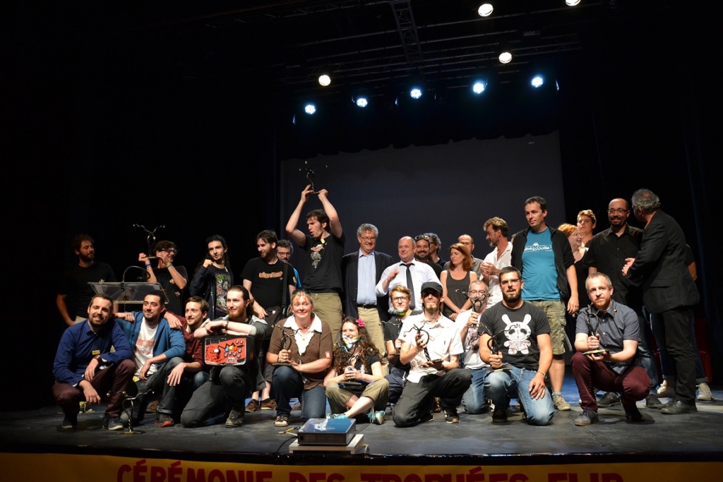 Les gagnants des Trophées FLIP 2017 à Parthenay sur le festival des jeux