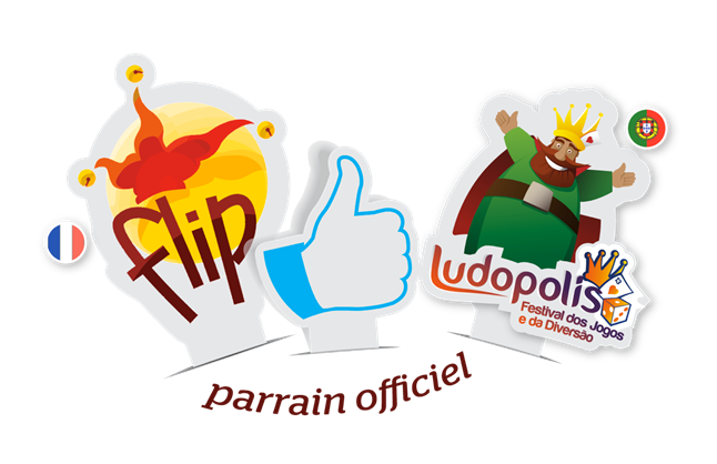 Le FLIP de Parthenay est le parrain officiel du festival des jeux Ludopolis au portugal