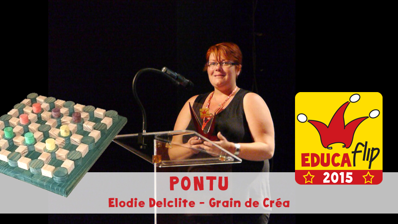 Pontu, jeu de société récompensé du  label EducaFLIP 2015