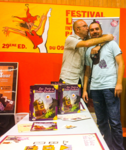Purple Brain édition, avec Benoit Forget, présent sur le stand FLIP à la Kidexpo 2013