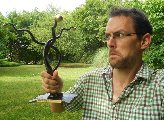 Romaric Galonnier, auteur du jeu Casting, lauréat d'un trophée FLIP Créateurs à Parthenay