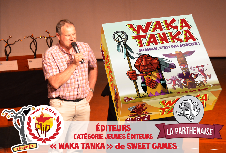 WAKA TANKA de Sweet Games, Trophée FLIP Éditeurs 2016