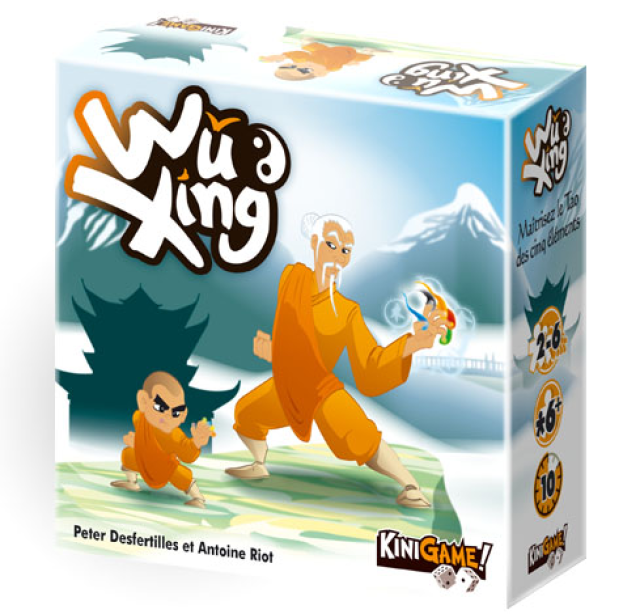 WuXing, un jeu de société en financement participatif, de Peter Desfertilles et Antoine Riot