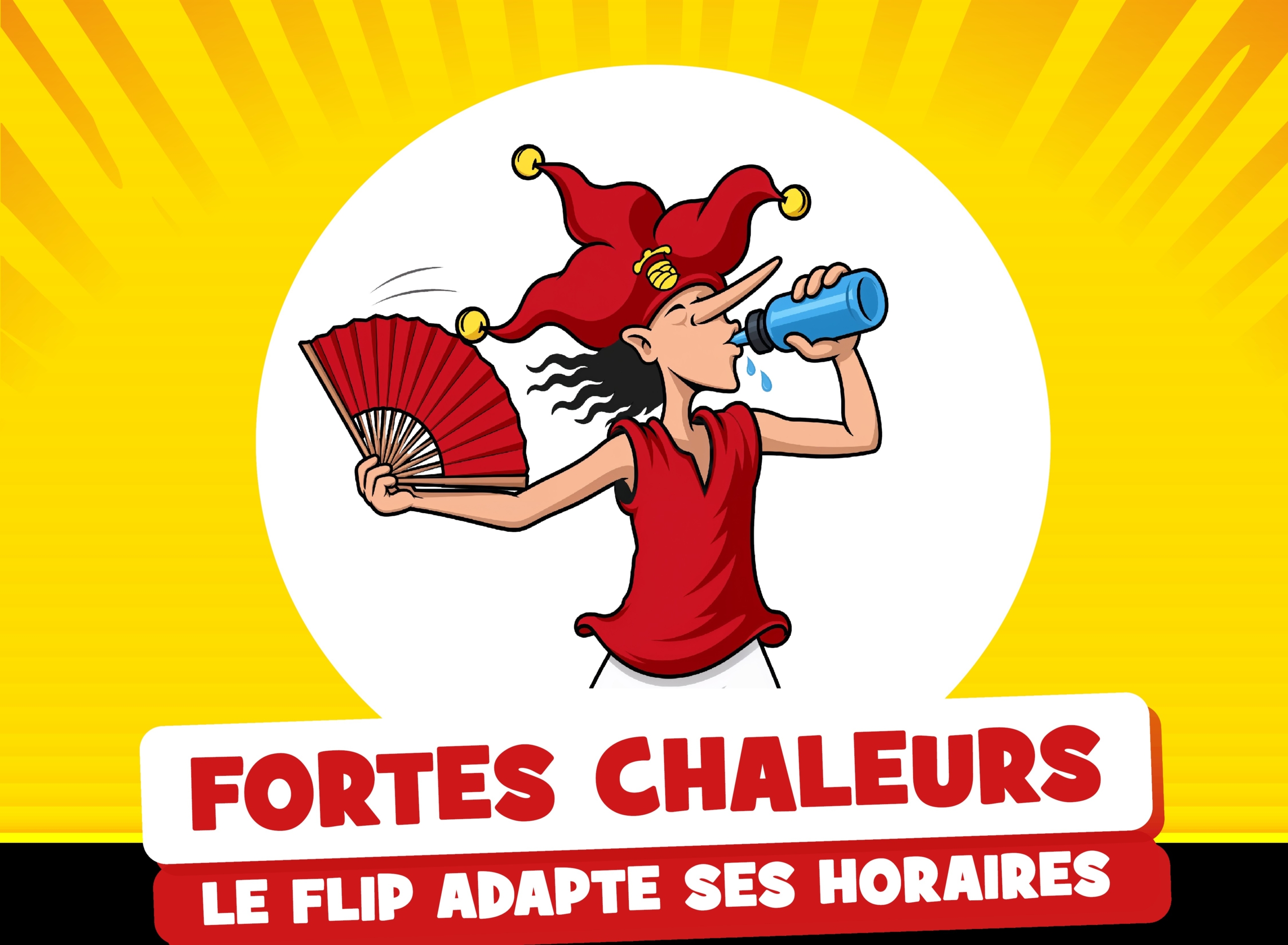 Fortes chaleurs : le FLIP adapte ses horaires