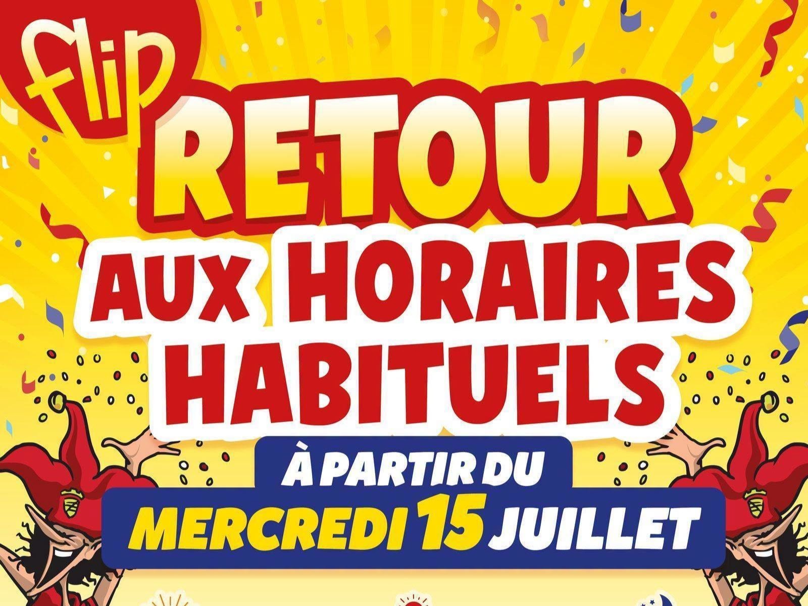 Retours aux horaires habituels du festival